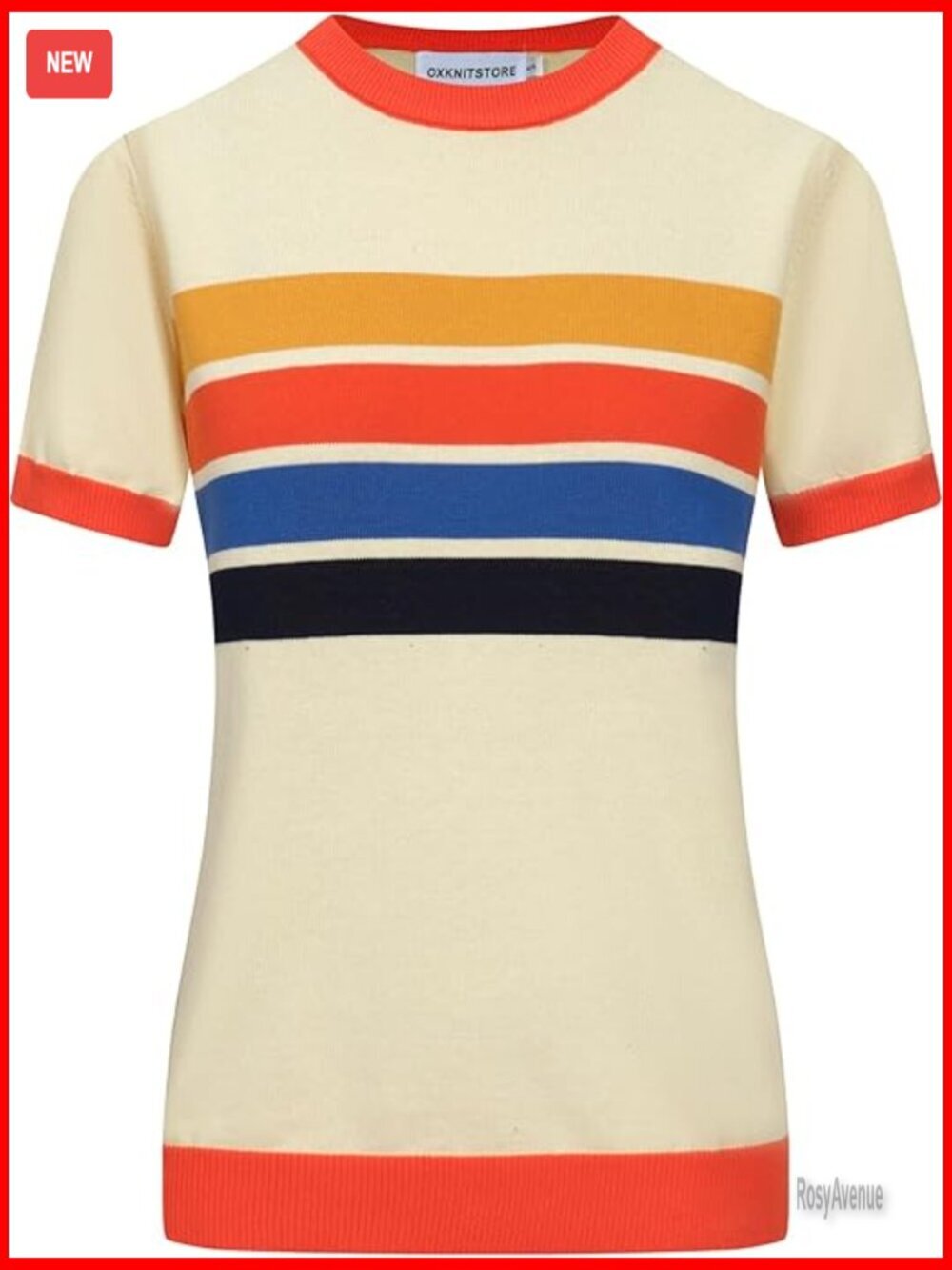 Vintage 1960s Crew Neck Short Sleeve T-Shirt - Cotton